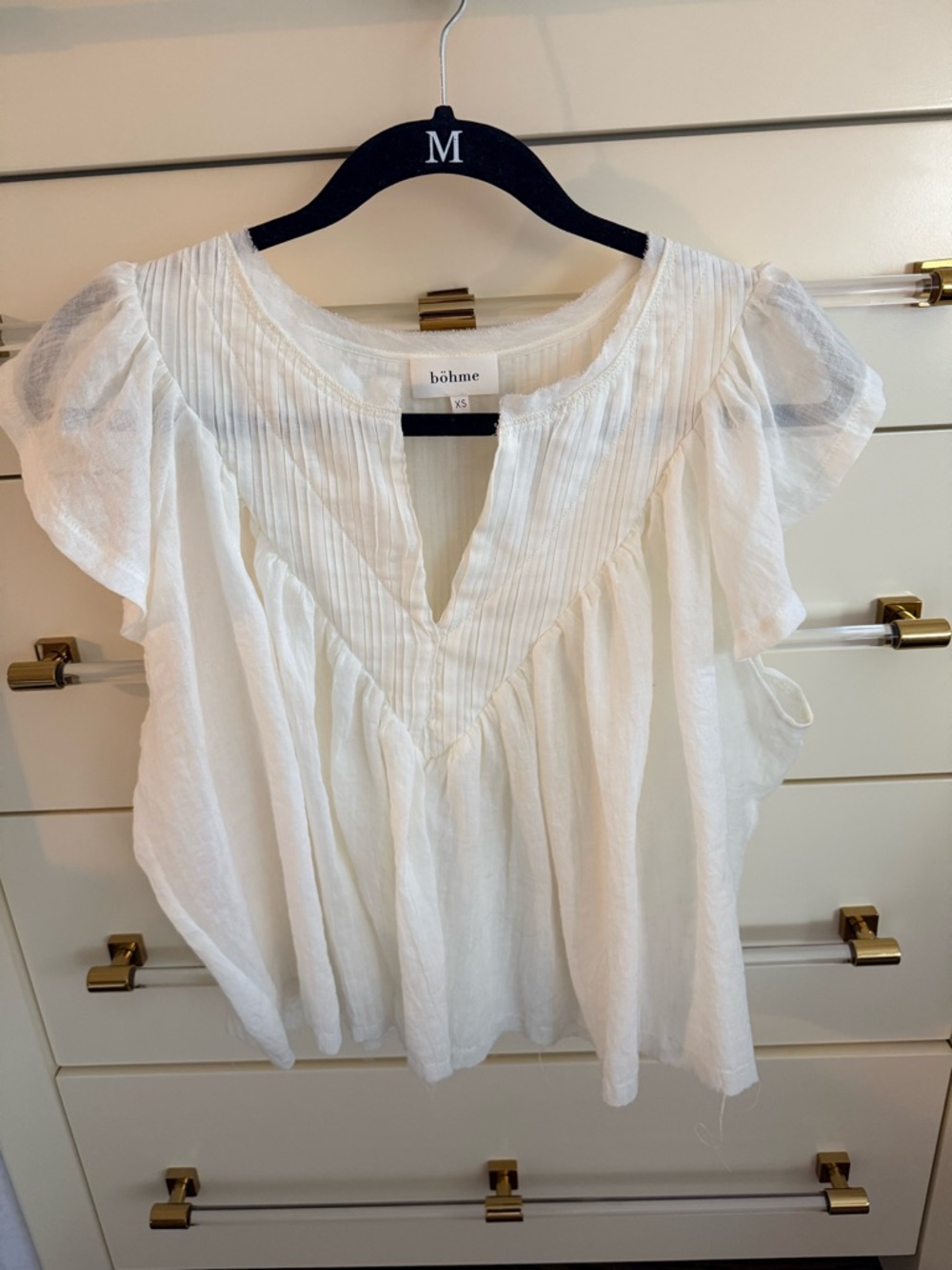 Boheme white blouse size XS - Picture 2 of 2